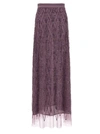 Elisabetta Franchi Sequin-embellished Tulle Maxi Skirt