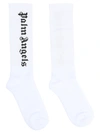 Palm Angels Vertical Logo Cotton Socks