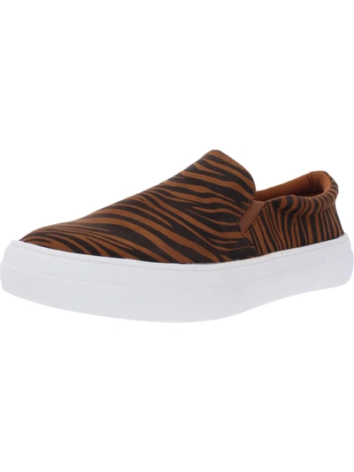 Matisse Molly Womens Fitness Lifestyle Slip-on Sneakers In Brown