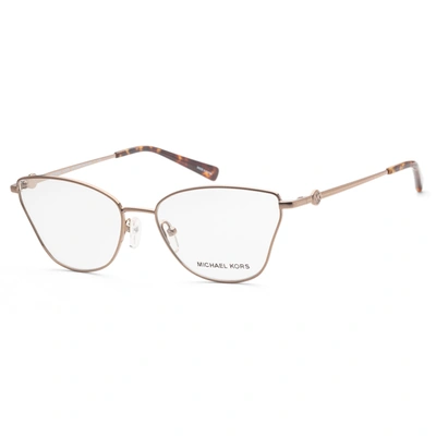 Michael Kors Women's Mk3039-1213-56 Toulouse 56mm Shiny Mink Opticals In Gold