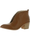 Gc Shoes Maris Womens Faux Leather Block Heel Shooties In Green