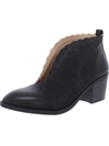 Gc Shoes Maris Womens Faux Leather Block Heel Shooties In Black