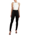 Bcbgmaxazria Cutout Knit Bodysuit In Gardenia