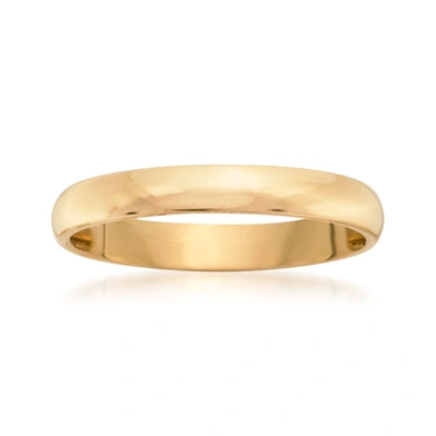 Ross-simons Women's 3mm 14kt Yellow Gold Wedding Ring