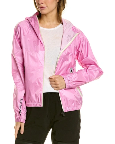 Moncler Rain Jacket In Pink
