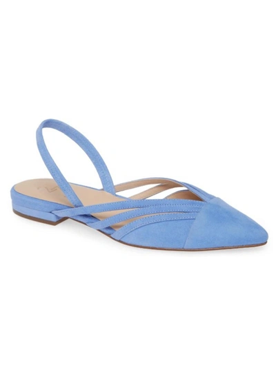 27 Edit Haylee Womens Strappy Slingback Pumps In Blue
