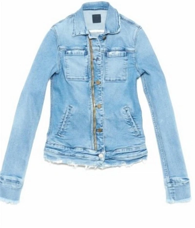 Rta Rene Jean Jacket In Blue