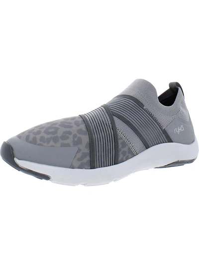 Ryka Empower Womens Fitness Slip On Athletic And Training Shoes In Grey