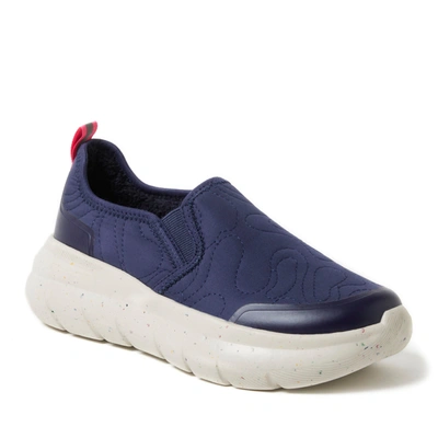 Dearfoams Women's Crimson Regrind Lightweight Slip-on With Energy Return Technology In Blue