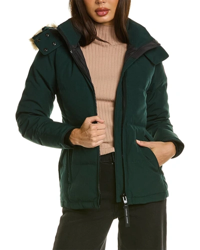 Canada Goose Chelsea Down Parka In Green