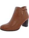 Giani Bernini Artemy Womens Block Heel Slip On Booties In Pink