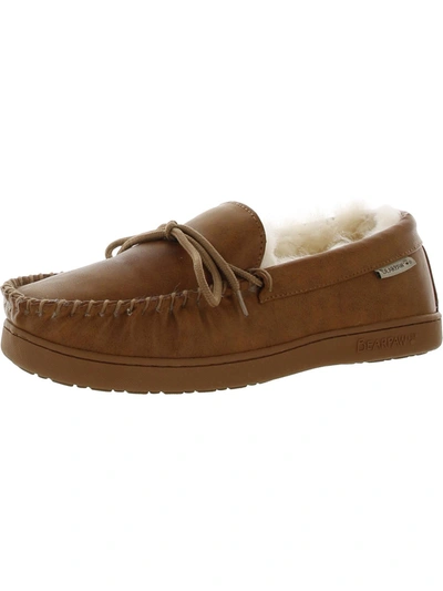 Bearpaw Mens Solid Lined Moccasins In Multi