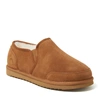 Dearfoams Fireside By Dearfoam Men's Hobart Genuine Shearling Closed Back Slippers In Pink
