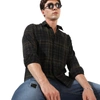CAMPUS SUTRA MEN'S CHECKERED CASUAL SHIRT