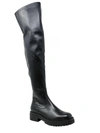 CHARLES BY CHARLES DAVID ERRATIC WOMENS FAUX LEATHER TALL OVER-THE-KNEE BOOTS