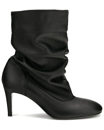 Agl Attilio Giusti Leombruni Agl Michelle Bootie Leather Low Boot In Black