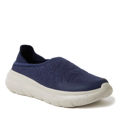 Dearfoams Men's Knox Clog With Collapsible Heel Slipper Shoes In Blue
