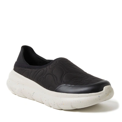 Dearfoams Men's Knox Clog With Collapsible Heel Slipper Shoes In Black