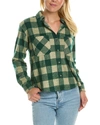 BEACHLUNCHLOUNGE CROPPED BUTTON FRONT SHIRT JACK