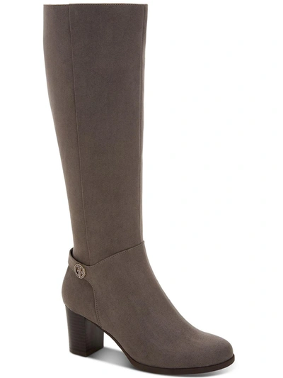 Giani Bernini Adonnys Womens Faux Suede Tall Knee-high Boots In Multi