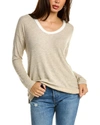 Michael Stars U-neck Pullover In Brown