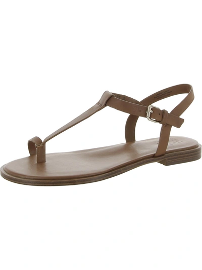 Naturalizer Fifi Womens Thong Flat Thong Sandals In Brown