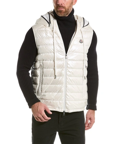 Moncler Cardamine Tech Down Waistcoat In White