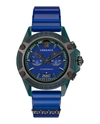 Versace Icon Active Chronograph Watch In Black