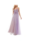 TLC SAY YES TO THE PROM JUNIORS WOMENS BEADED FORMAL EVENING DRESS