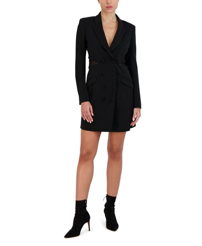 Bcbgmaxazria Day Dress In Black