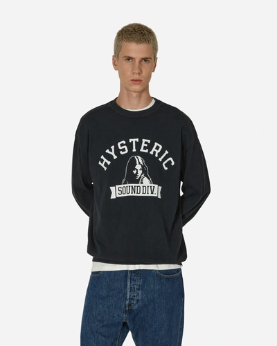 Hysteric Glamour Sound Division Crewneck Jumper In Black