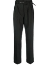 Apc Anthea Pants In Kaf Dark Green