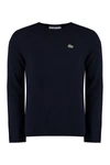Comme Des Garçons Wool Crew-neck Sweater In Blue