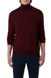 Bugatchi Men's Turtleneck Long-sleeve Sweater In Burgundy