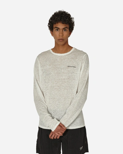 District Vision Hemp Long Sleeve T-shirt In White