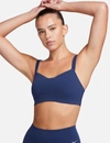 Nike Alate Trace Bra In Blue