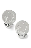 Cufflinks, Inc Hunter Embossed Cuff Links In Silver