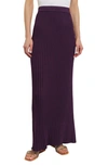 Misook Pleated Knit Skirt In Ultra Violet