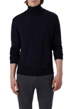 Bugatchi Men's Solid Wool Turtleneck In Navy