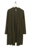 FORGOTTEN GRACE OPEN FRONT LONG CARDIGAN