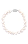 Effy Sterling Silver Freshwater Pearl Bracelet In White