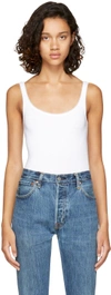 Wolford White Shimmer Jamaika String Bodysuit