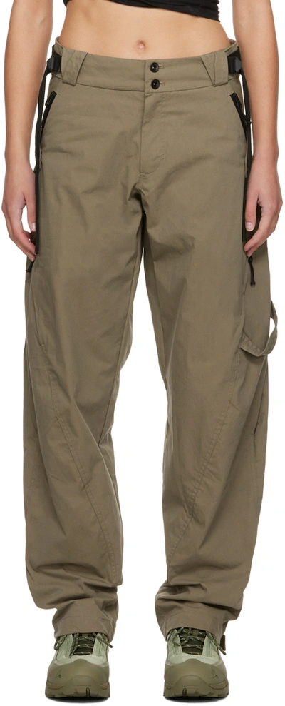 Hyein Seo Khaki Vented Trousers