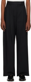 ESSE STUDIOS BLACK TAILORED TROUSERS