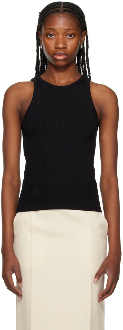 Esse Studios Black Rib Tank Top