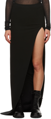 ANN DEMEULEMEESTER BLACK JANITA MAXI SKIRT