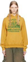 ONLINE CERAMICS YELLOW 'SONGS OF FREEDOM' HOODIE