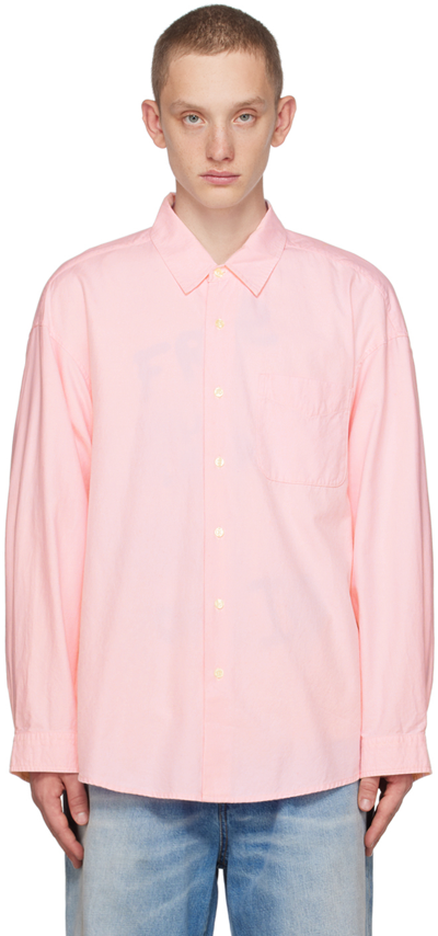 R13 Pink Seamless Shirt In Lt Pink