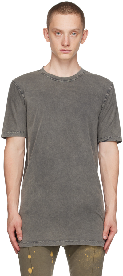 11 By Boris Bidjan Saberi Grey Ts5 T-shirt In Acid Grey