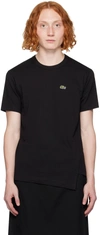 Comme Des Garçons Shirt X Lacoste Cotton Jersey T-shirt In Black